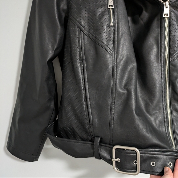Leather Bomber Jacket - Picture 3 of 5